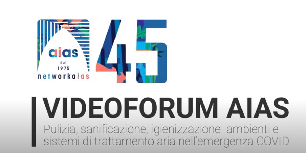Matteo Bistoletti relatore al webinair AIAS sulla disinfezione canalizzazioni e impianti aeraulici 21 maggio 2020